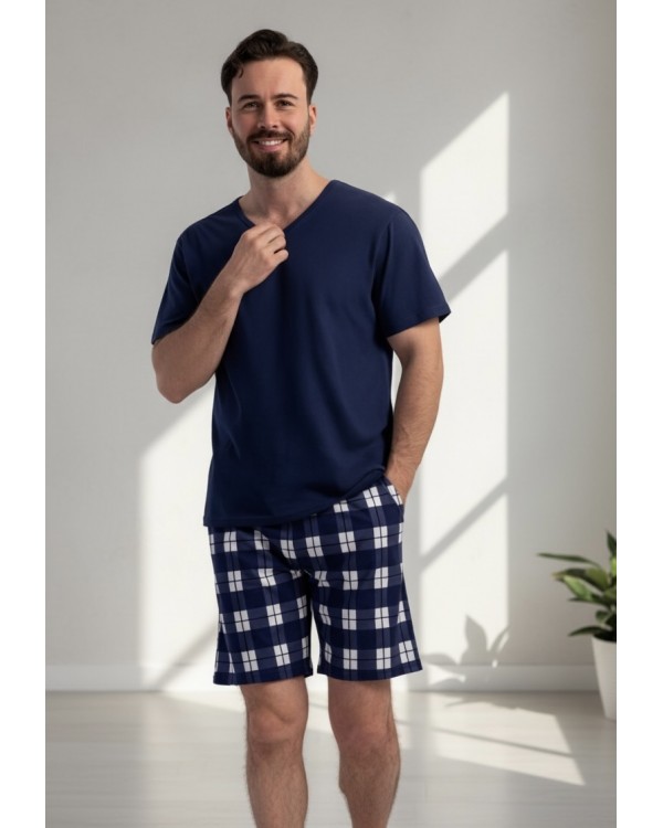 Піжама чоловіча великих розмірів Vienetta 512114
