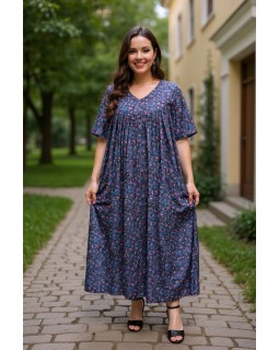 Літнє  плаття штапель 1291-foto3