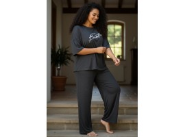 Батальна піжама зі штанами  Nicoletta 32047