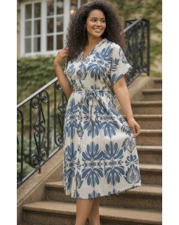 Літнє  плаття штапель 2555