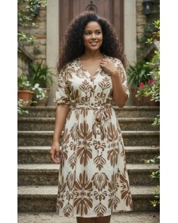 Літнє  плаття штапель 2555