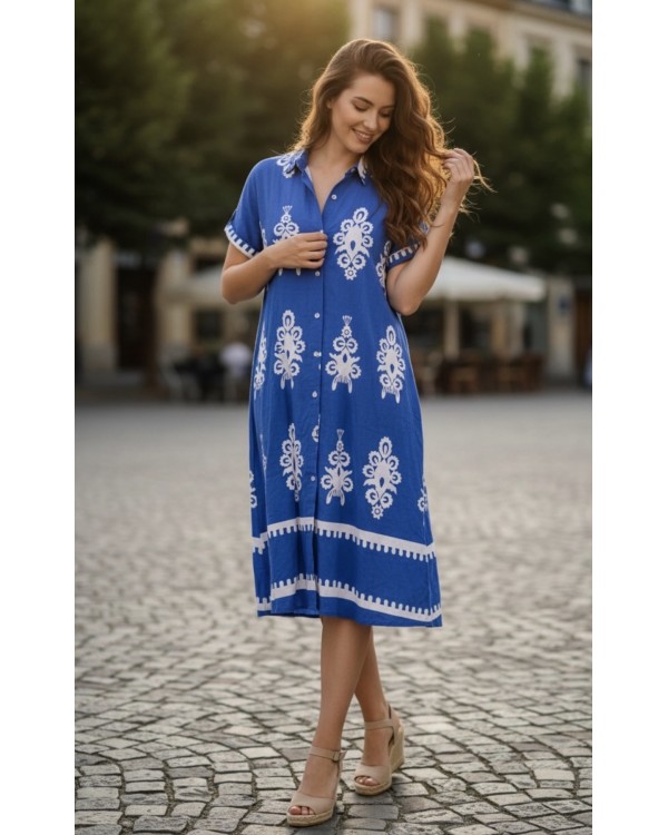Літнє плаття штапель 9092