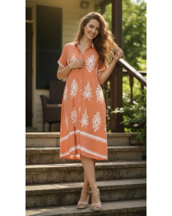 Літнє плаття штапель 9092
