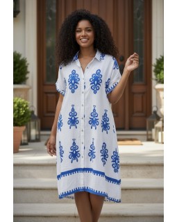 Літнє  плаття штапель 9092