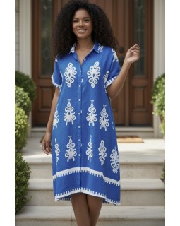 Літнє  плаття штапель 9092