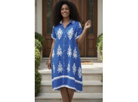 Літнє  плаття штапель 9092