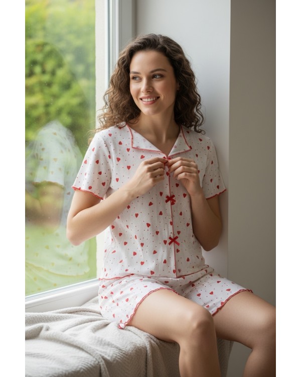Жіноча піжама з шортами Pigamoni1860-6