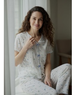 Женская пижама с брюками  Pigamoni 