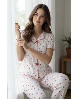 Женская пижама с брюками  Pigamoni 18050-6