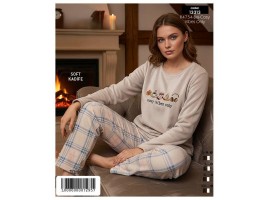 Велюрова піжама з штанами Mihra 13313-4754