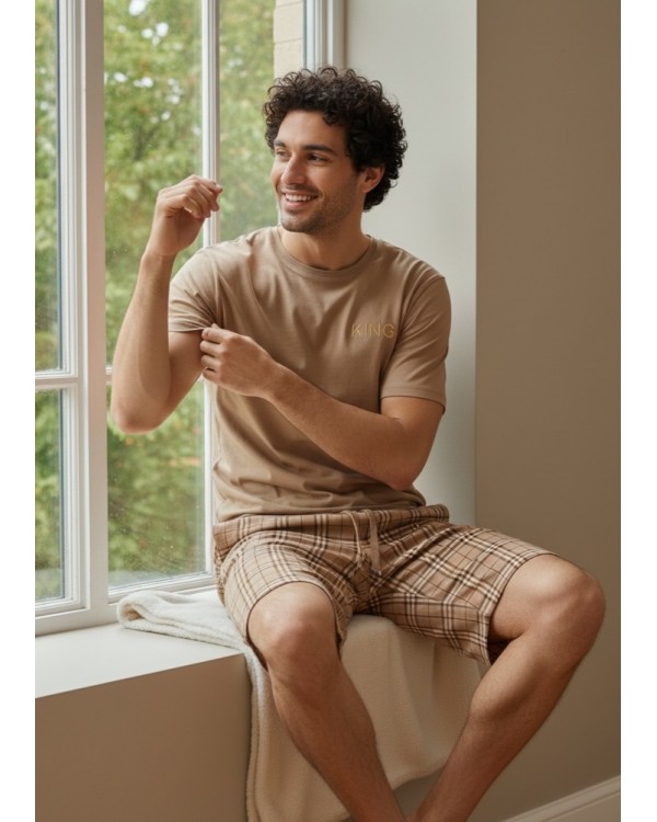 Пижамы парные женские и мужские Nicoletta 93562