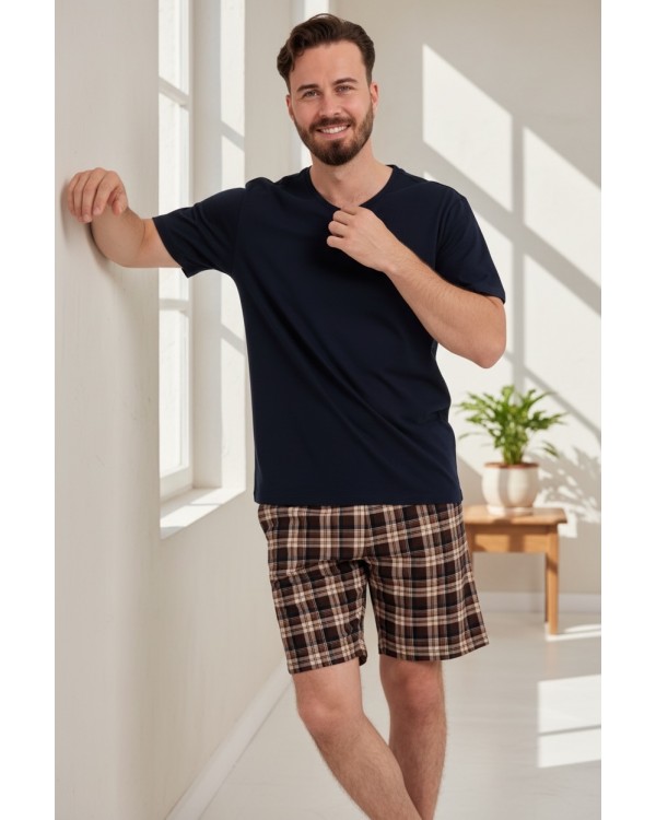 Піжама чоловіча з шортами. Vienetta 5121033