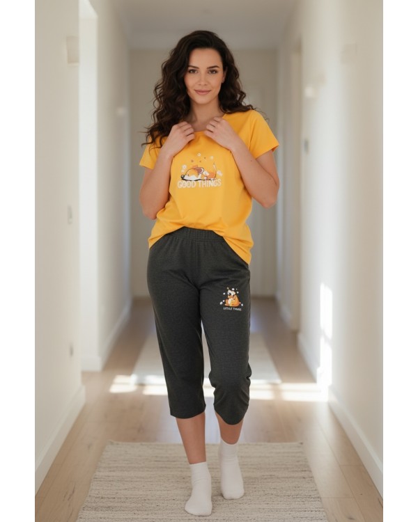 Молодіжна піжама з бріджами Vienetta