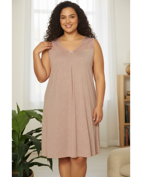 Нічна сорочка великих розмірів. Nikoletta 70282