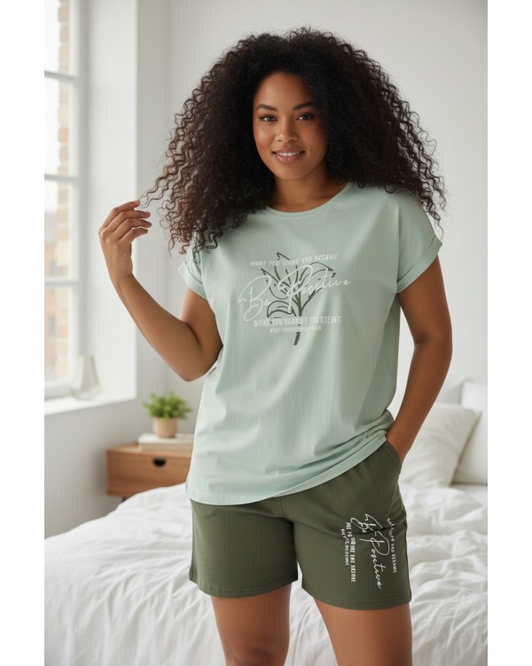 Молодіжна піжама великих розмірів Nicoletta 38056