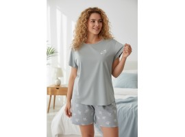 Молодіжна піжама з шортами великих розмірів. Vienetta 601047-foto2