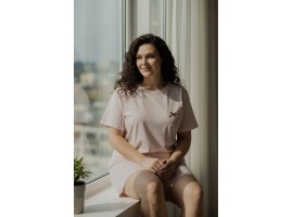 Молодіжна піжама з шортами великих розмірів. Vienetta 601047-foto3