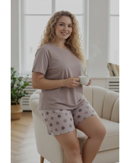 Молодіжна піжама з шортами великих розмірів. Vienetta 6020027-foto2