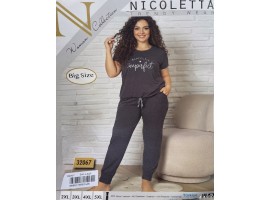 Батальна піжама зі штанами  Nicoletta 32047-foto2
