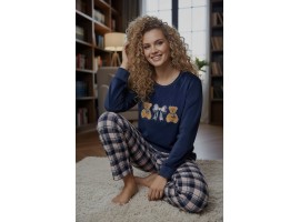 Велюрова піжама з штанами Mihra 13313-4669-foto2