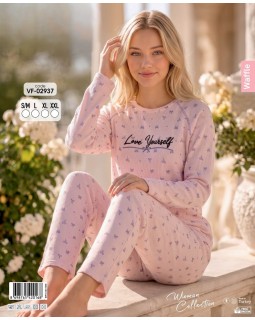 Піжама з брюками.WAFFLE.  Boyraz 02937