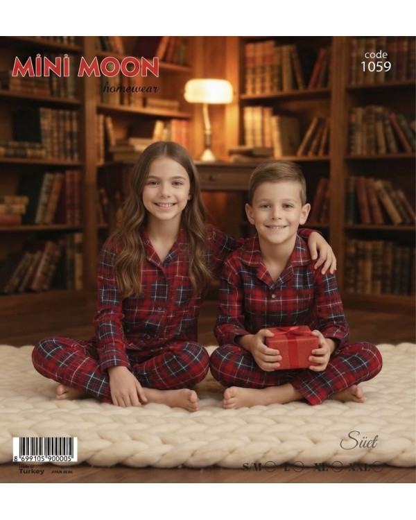 Дитяча піжама на гудзиках. Mini Moon 2122