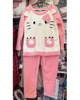 Тепла махрова піжама на зиму 8177