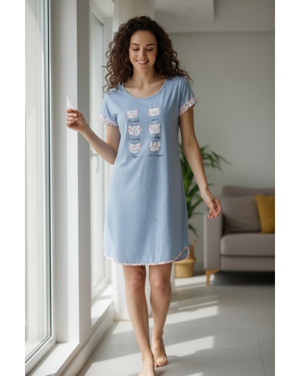 Нічна сорочка ISIK Underwear 9550