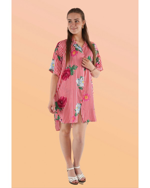 Платье штапель больших размеров 1821