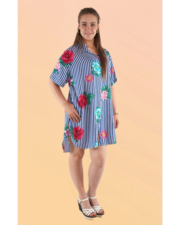 Платье штапель больших размеров 1821