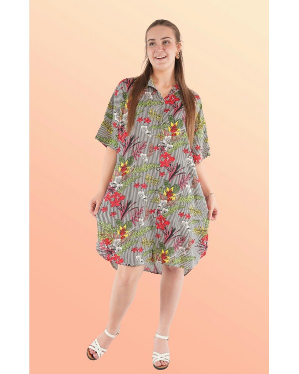 Платье штапель больших размеров 1821