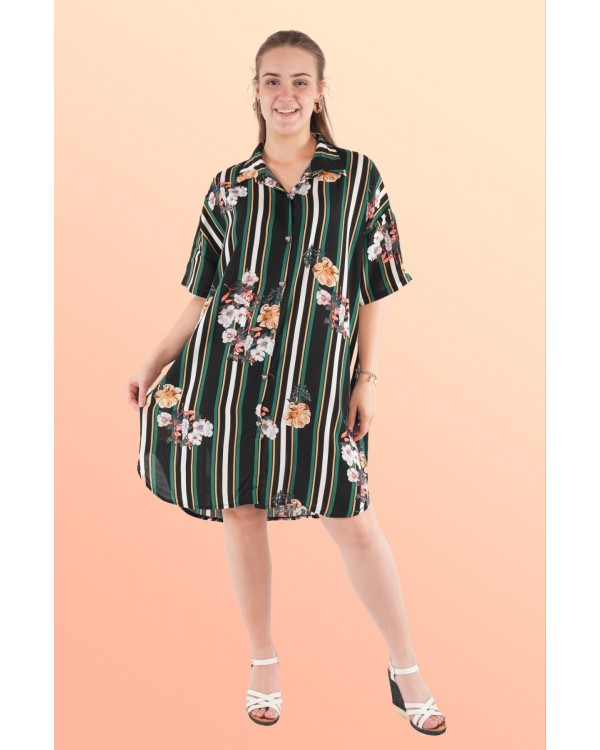 Платье штапель больших размеров 1821