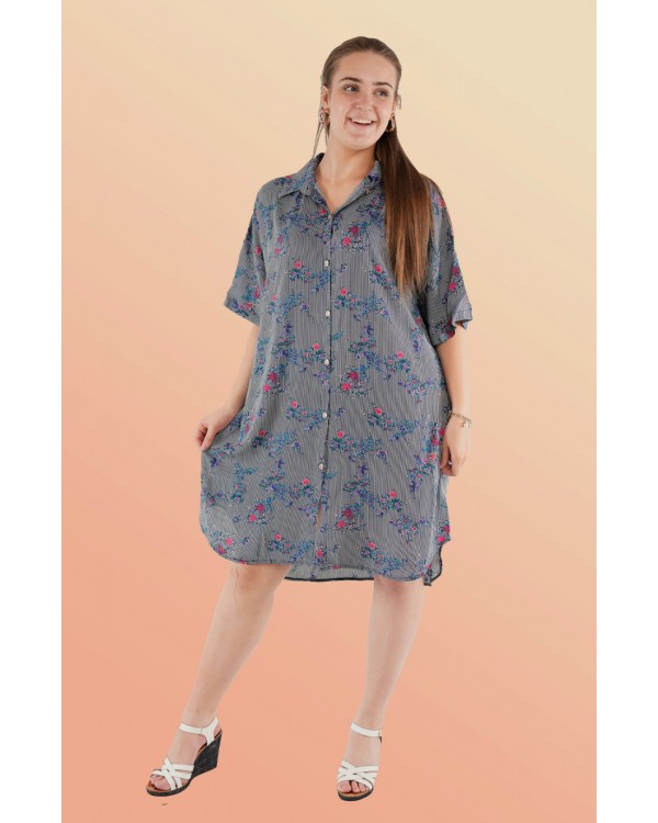 Платье штапель больших размеров 1821