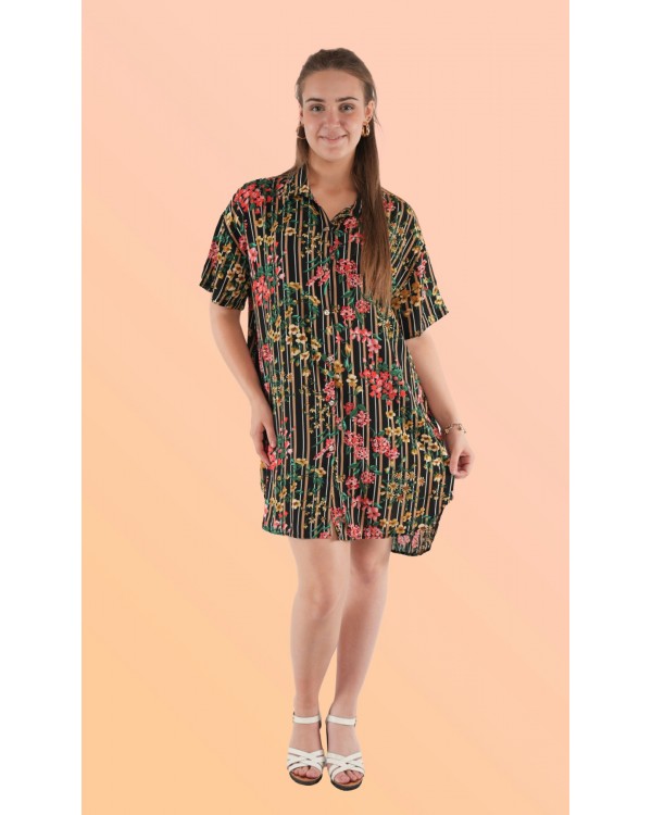 Платье штапель больших размеров 1821