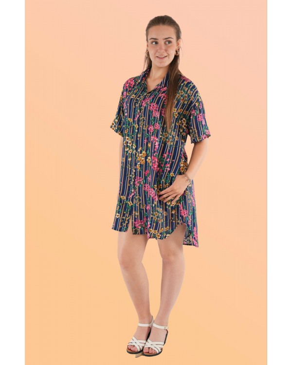 Платье штапель больших размеров 1821