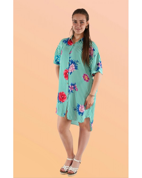 Платье штапель больших размеров 1821